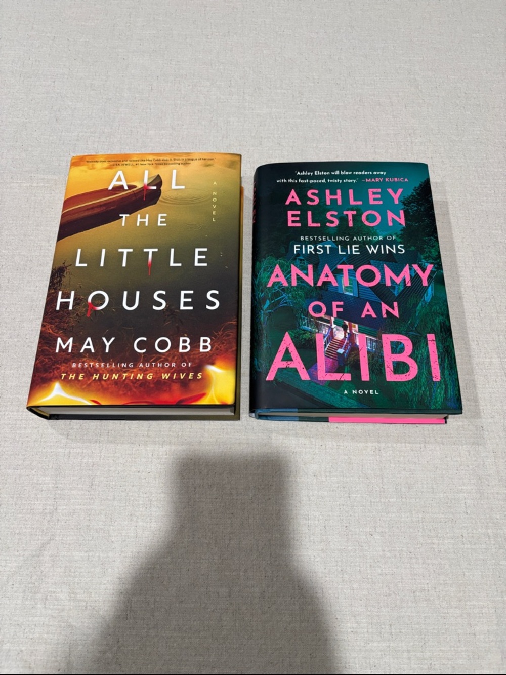 🔪📚Pair of Hardcover Thrillers — 'All the Little Houses' & 'Anatomy of an Alibi'